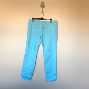 Teal light weight pants